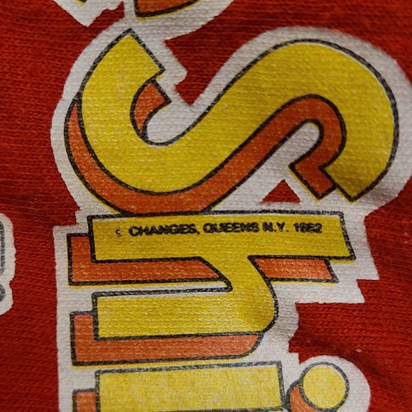 Vintage 1982 Electricians Excuse T-Shirt Mens Medium Red Single Stitch USA Made - Picture 2 of 16